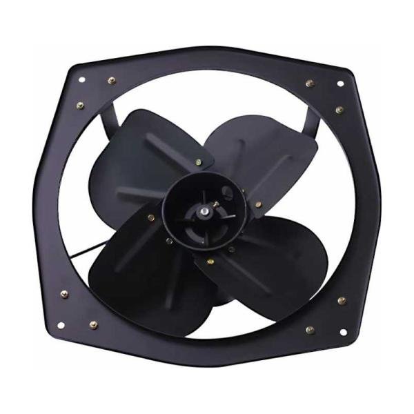 MODI 18" Heavy Duty Metal Exhaust Fan | 280W | Iron + Copper | Black Finish