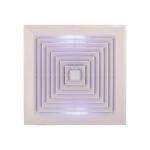 MODI 20" Ceiling Pipe Style Ventilation Fan with LED | 90W | Ceiling Mount | White | Rust-Free