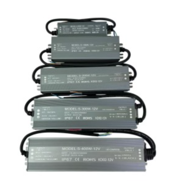 KINGON LED Power Supply - 400W, DC12V, Waterproof IP67