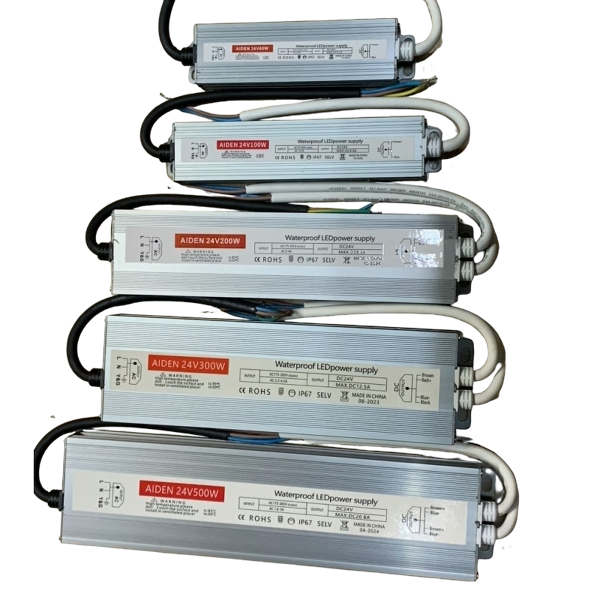 AIDEN LED Power Supply - DC24V | 500W | Waterproof IP67