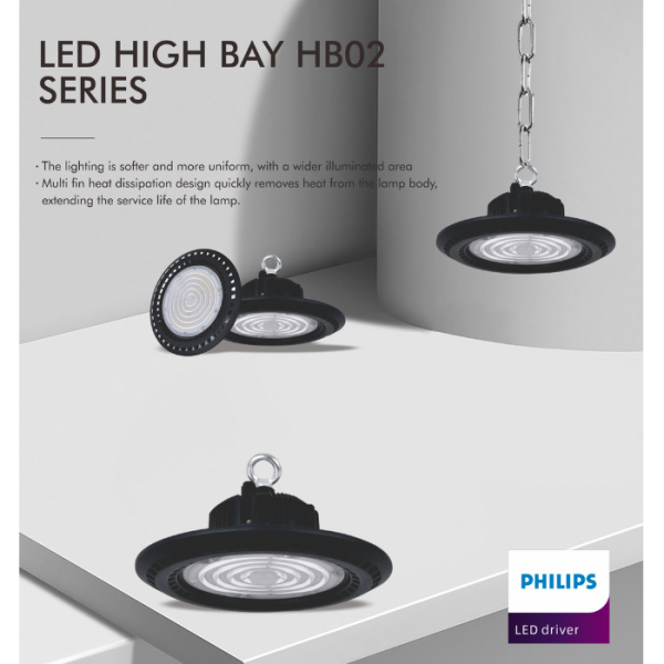 BESTAR LED High Bay Light | 200W | 6500K White / 3000K Warm White | BS‑HB200W02