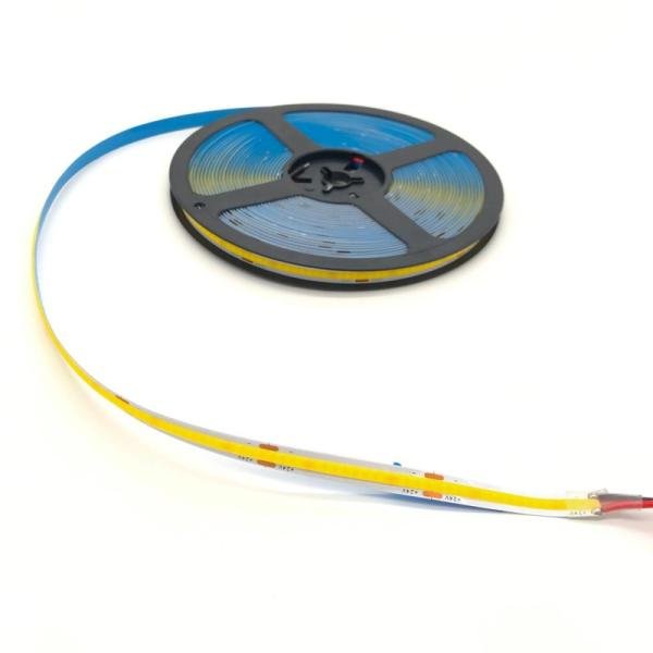 MOGEN COB LED Strip Light - DC24V, 4000K Neutral White, IP20, 8mm, 10M Roll