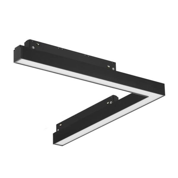 MOGEN DC48V Magnetic Linear Diffused Corner L-Shape Light - 24W | 6500K