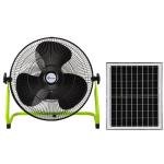 ECO 14" Floor Solar Fan - Rechargeable | 9V/15W Panel