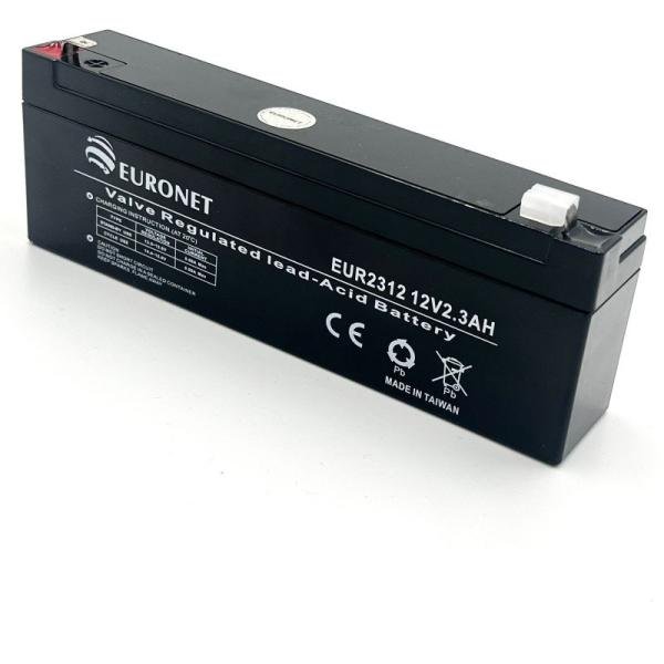 EURONET Valve Regulated Lead-Acid Battery - 12V 2.3Ah