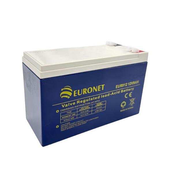 EURONET Valve Regulated Lead-Acid Battery - 12V 9Ah