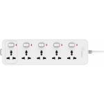 GONGNIU 5-Way Universal Extension Socket | 5M Cable