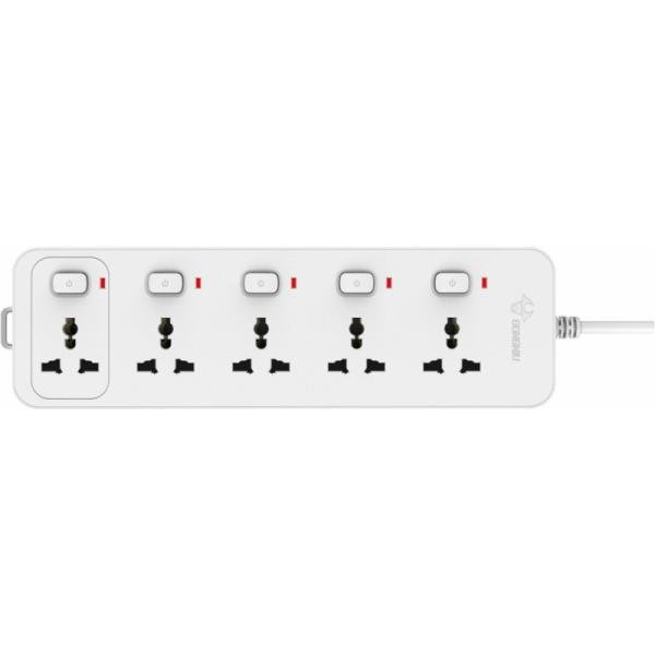 GONGNIU 5-Way Universal Extension Socket | 5M Cable