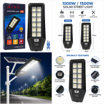 J&T Solar Street Light 1000W / 1500W LED Outdoor Waterproof