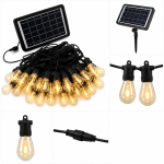 J&T Solar String Lights with Big Solar Panel – 10M & 15M Outdoor Decorative Lights
