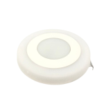 LATUS Two Color Panel Light | 3+3W | Recessed Round | White + Blue
