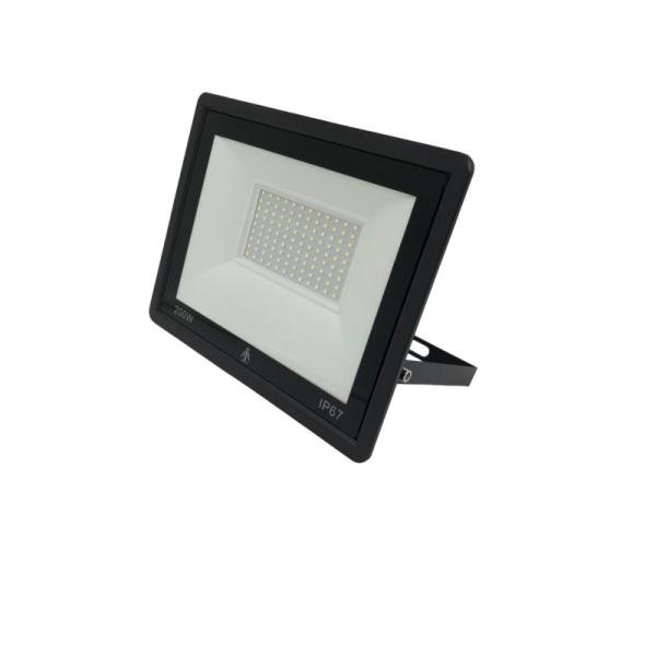 LRC LED Flood Light - 200W, 6500K White, IP67, Ultra-Slim Black Body