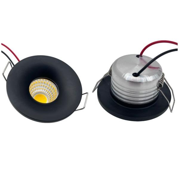 MY LIGHT LED Mini Spotlight | MY-050BK | 5W | Black Body | 3000K Warm White