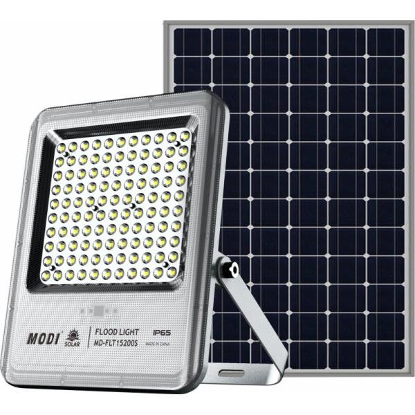 MODI LED Solar Flood Light - 200W, White, IP65