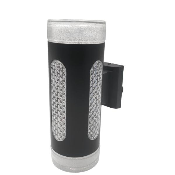 KING ON LED Wall Lamp - 4×7W, Black Body, 3-Color CCT (3000K/4000K/6500K), 30CM