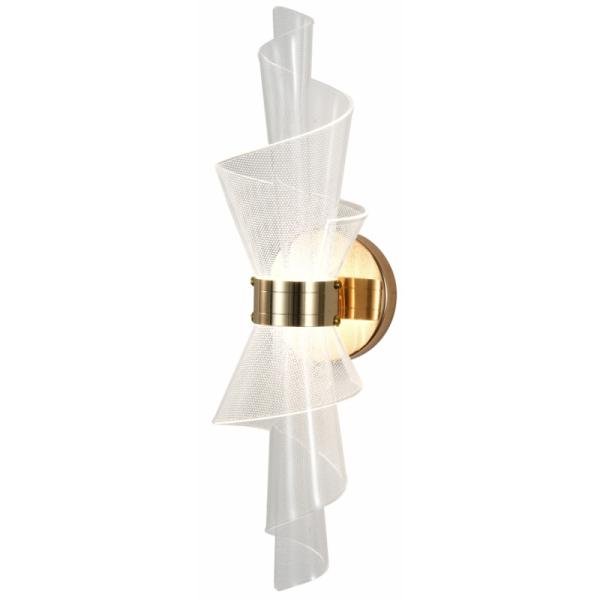 V.Max LED Wall Light - 8W | 3CCT (3000K/4000K/6500K) | Gold Body