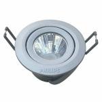 Philips Essential SmartBright LED Spot | RS022B | 6W | Silver Body | 3000K Warm White