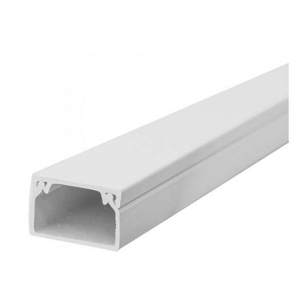 PVC 38x25mm Trunking with Self‑Adhesive Sticker - 3M