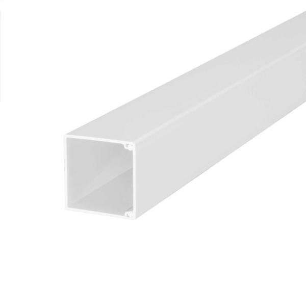 PVC 50x50mm Trunking with Self‑Adhesive Sticker - 3M