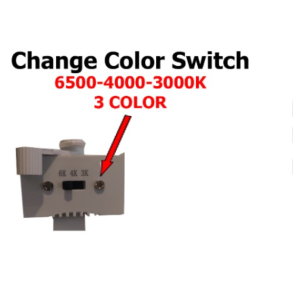 SHINYLAND LED Track Light - 30W, White Body, 6500K + 4000K + 3000K (WH+WW)