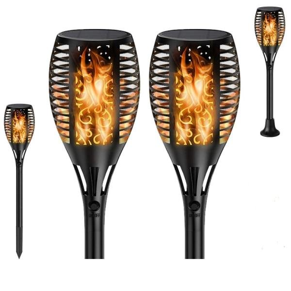 YSH Solar Flame Torch Garden Light - 2000K Warm Glow, IP65