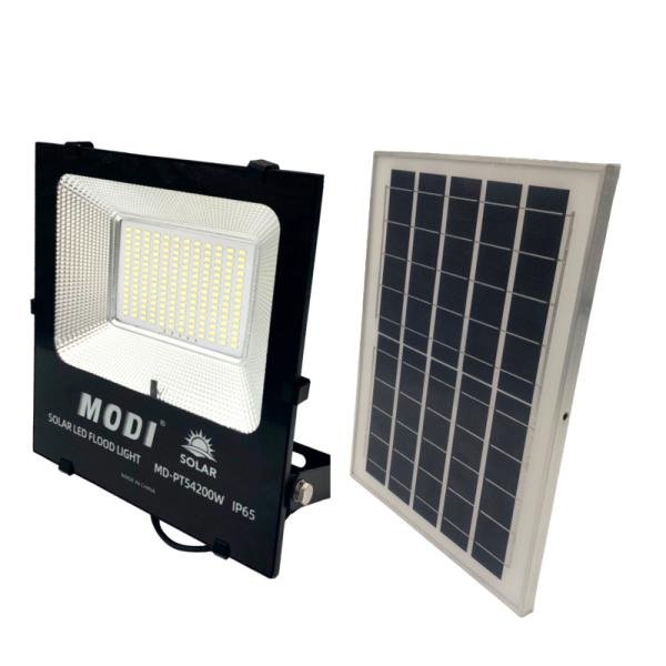 MODI Solar LED Flood Light - 200W, White, IP65