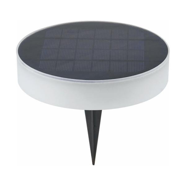 V.Max Solar LED Lawn Light - 5W, Warm White, Round Body, IP65