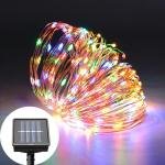 Solar Micro LED Decorative String Lights - 20M, 200 LEDs, Multicolor