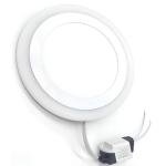 LATUS Two‑Color LED Panel Light | 12+6W | Recessed Round | White + Blue