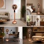 V.MAX 12 inch Stand Fan V-HWF3019 – 9 Speed Remote Control Fan