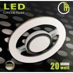 T&M E27/Ceiling LED Circle Tube - 20W Warm White