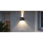 ESNCO LED Wall Light - 10W Black Body - 3000K