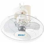 MODI 16" Orbit Wall Fan - 45W, 3-Speed Control, Oscillating Movement, Wall Regulator, White Finish