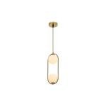 V.MAX PENDANT LIGHT COVER DOUBLE HEAD GOLD