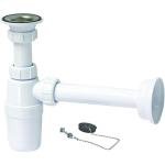 SIENA Bottle Trap 1 1/4" - PVC - White