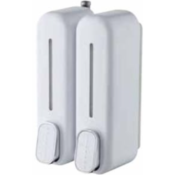 SIENA Soap Dispenser - 350ML White Double