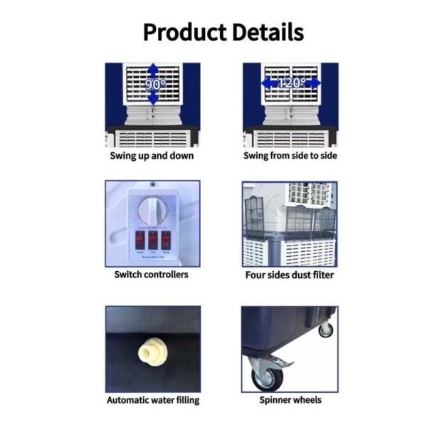 TAIYUAN Air Cooler / Water Cooler - 140L Tank, 1.1kW